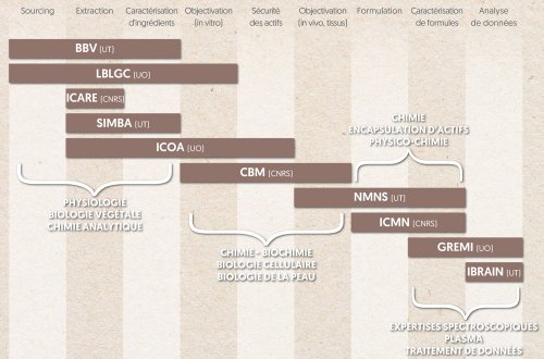 COSMÉTOSCIENCES réunit 23 équipes de recherche de 10 laboratoires...