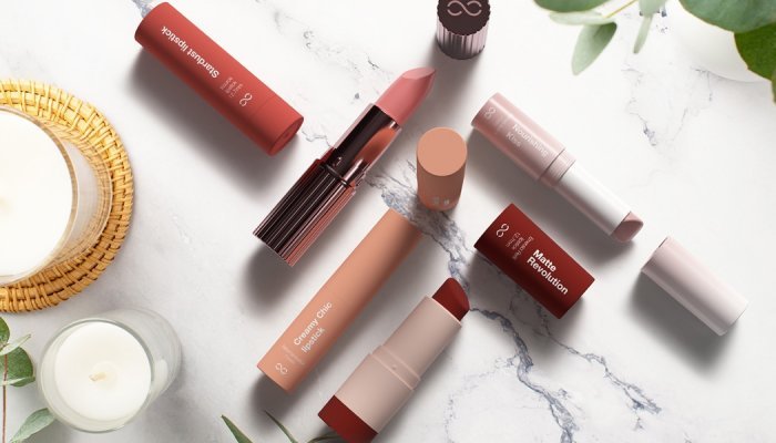 Quadpack: A range of five mono-material recyclable lipsticks