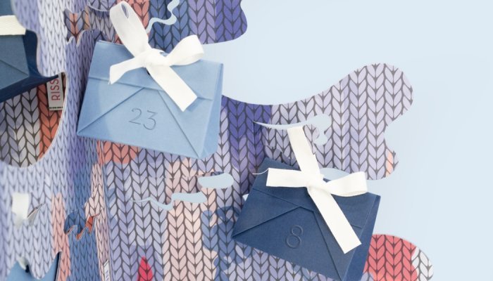 Rissmann: An advent calendar in the form of a 100% paper Christmas tree